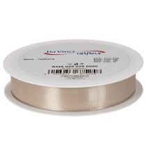 Product Beige Satin Decorative Ribbon 25mm x 50m