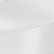 Product White Polyester Decorative Taft Ribbon, 25mm x 50m