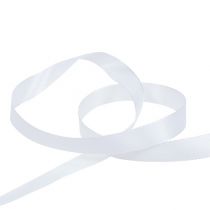 Decoration ribbon white 8mm 50m