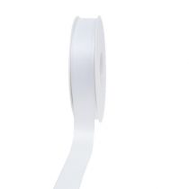Decoration ribbon white 25mm 50m