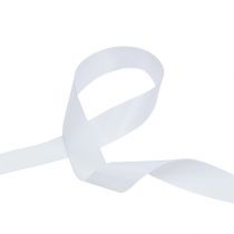 Product Decoration ribbon white 25mm 50m