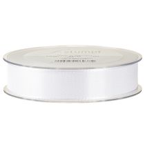 Product Decorative ribbon white 25mm 50m