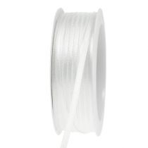 Decoration ribbon white 3mm 50m