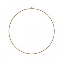 Product Decorative ring metal, metal ring for hanging, decorative ring patina Ø28cm 4pcs