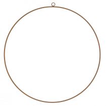 Decorative hoop, metal ring, decorative ring for hanging patina Ø37cm 3pcs