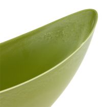 Product Decorative bowl light green 39cm x 13cm H13cm, 1p