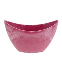 Product Decorative bowl plastic pink 20cm x 9cm H11.5cm 1 pc