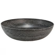 Product Decorative bowl round plant bowls grey Ø37cm H10.5cm 3pcs