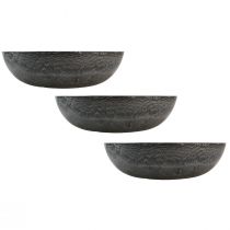 Product Round Grey Decorative Bowl for Plants Ø37cm H10.5cm