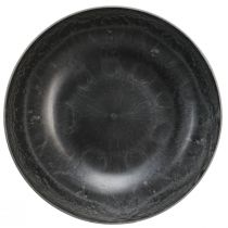 Product Decorative bowl round plant bowls grey Ø37cm H10.5cm 3pcs