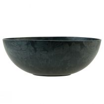 Product Decorative bowl plastic arrangement base anthracite Ø20cm