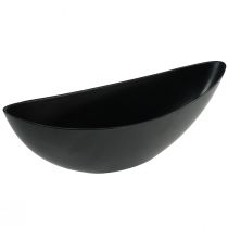 Product Decorative bowl black table decoration plant boat 38.5x12.5x13cm