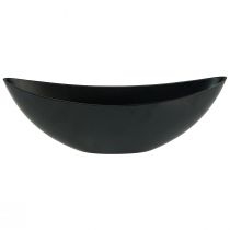 Product Decorative Bowl Black Table Decoration Plant Boat 38.5x12.5x13cm