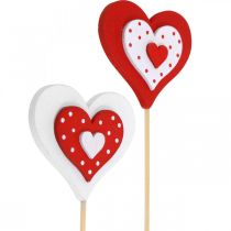 Product Decorative plug heart, wedding decoration, flower decoration for Valentine&#39;s Day, heart decoration 18pcs