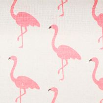 Product Deco fabric Flamingo White-Pink 30cm x 3m