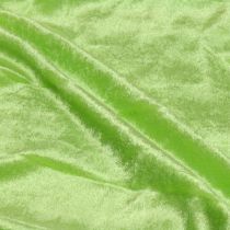 Product Decorative fabric velvet apple green 140cm x 300cm