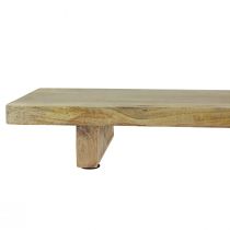 Product Decorative wooden tray with mango wood base 80x6x27.5cm
