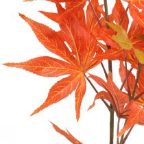 Deco branch maple orange leaves artificial branch autumn 80cm