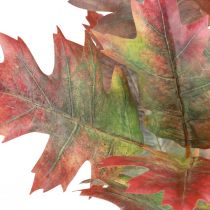 Deco branch autumn deco leaves oak leaves red, green 100cm