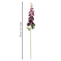 Product Decorative Delphinium as an artificial flower for stylish floral accents, 79cm, 3 pieces