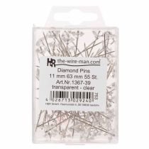 Product Diamond needles Ø11mm trans clear 55 pcs
