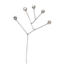 Product Diamond strand clear shiny 10cm 12 pcs