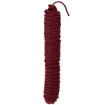 Product Wool cord Bordeaux 55m string Floristry Crafting DIY