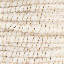Product Wick thread glamor white / gold with wire 33m