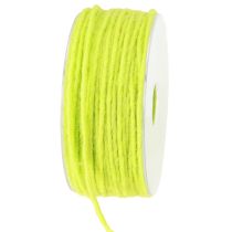 Product Wick thread wool cord felt cord light green W3mm L100m