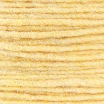 Product Wick thread wool cord felt cord wool thread yellow Ø3mm 100m