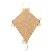 Product Decorative Paper Kites with Faces and Hanger 40cm Set of 2