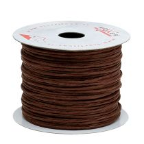 Wire wrapped 50m brown
