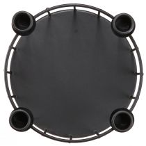 Product Wire basket metal decorative basket candle holder black Ø23.5cm