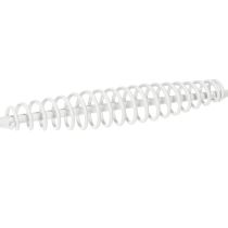 Product Wire basket with handle, white metal, Ø25/30/35cm, set of 3