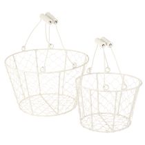 Product Decorative wire baskets as a decorative solution for creative garden design, 30cm, 1 set
