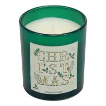 Product Scented candle Christmas scented candle in a glass green balsam fir Ø8cm