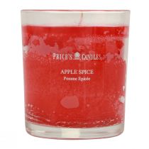 Product Scented candle in a glass scented candle Christmas Apple Spice H8cm