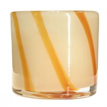 Product Scented candle in glass Citronella candle retro design Ø8cm H8cm