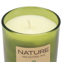 Scented candle in a glass natural wax candle Aloe Vera 85×70mm