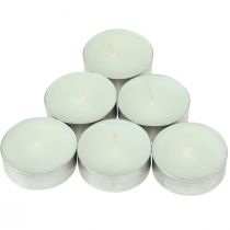 Product Scented candles lavender chamomile tea lights white Ø3.5cm 12pcs