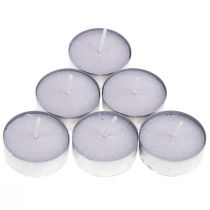 Product Scented candles lavender mimosa, tea lights scented Ø3.5cm H1.5cm 18 pieces