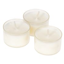 Product Citronella scented tealight candles for romantic evenings at home or in the garden, 25mm, 7h, 18 pieces