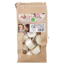 Product Scented tea lights Fresh Flower scented tea lights white Ø25cm 7h 18 pcs