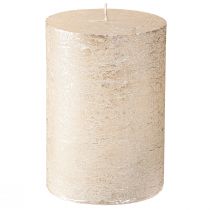 Product Solid colored candles platinum 85x120mm 2pcs