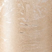 Product Solid colored candles platinum 85x150mm 2pcs