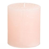Product Solid Colored Candles Pink Pillar Candles Light Pink 70×80mm 4 Pcs