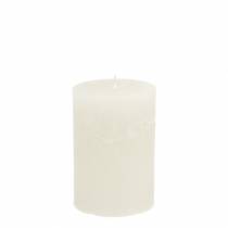 Product Solid-colored candles white 70x100mm 4 pcs