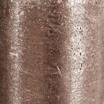 Product Solid coloured pillar candles copper 85mmx200mm 2 pcs