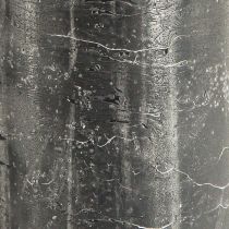 Product Solid coloured pillar candles in anthracite 85x200mm 2 pcs