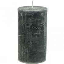 Product Colored candles anthracite Different sizes
